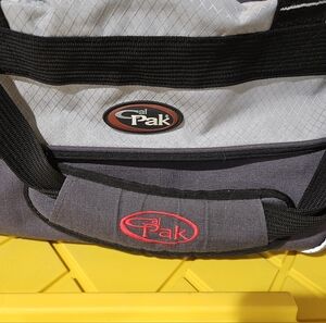 Calpak Large Gray and Black Men's Bag